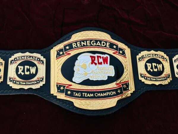 RCW TAG TEAM CHAMPIONSHIP TITLE BELTS BY EPIC QUALITY