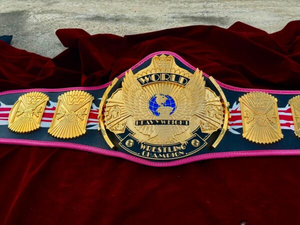 BRET HART CUSTOM WWF WING EAGLE TITLE BELT BY EPIC QUALITY TITLES