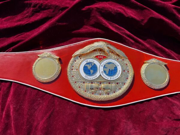 IBF WORLD TITLE BELT BY EPIC QUALITY TITLES