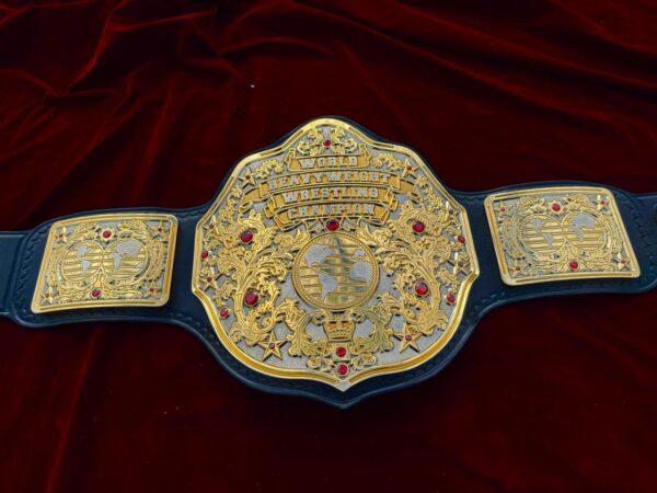 VEGAS BIG GOLD TITLE BELT BY EPIC QUALITY
