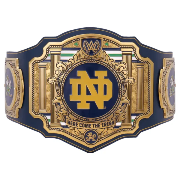 Notre Dame Fighting Irish WWE Legacy Title Belt BY EPIC QUALITY