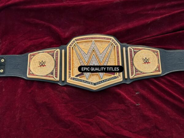 LIMITED EDITION CRUMRINE WWE UNDISPUTED TITLE BELT BY EPIC QUALITY